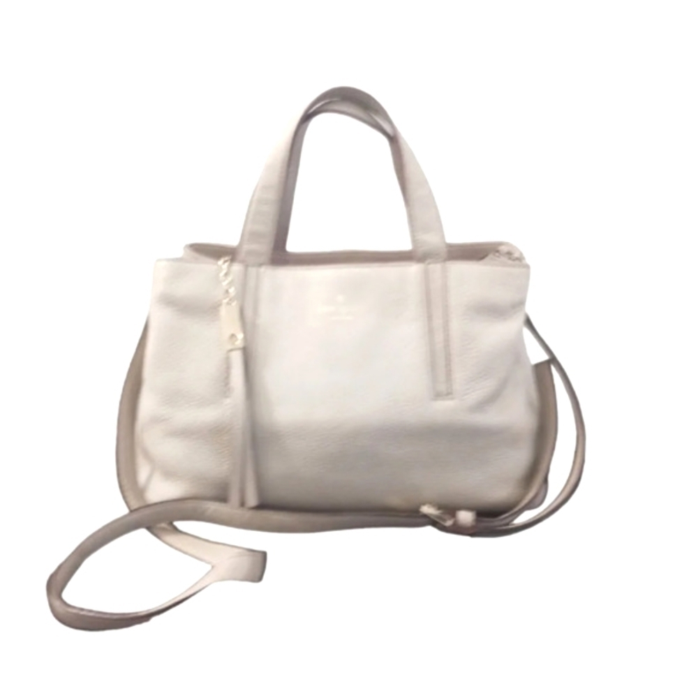 Kate Spade Gray Leather Purse Shoulder Crossbody Bag